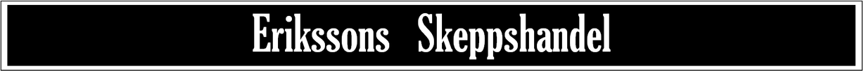 Logga lång Erikssons Skeppshandel